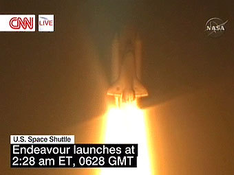 ����� "��������". ���� NASA TV, ���������� CNN 
