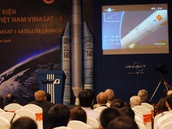��������� ��������� �� ����������� ������ �������� Vinasat-1. ���� AFP