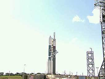 �������������� "������ II" � ���������� GLAST �� ����� �� ��������� �������� �� ���������� �� ���� ��������� �� �������. ���� NASA/